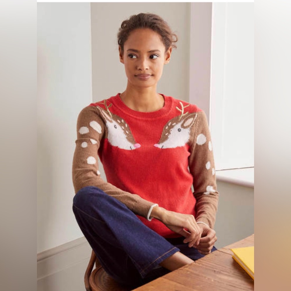 Boden Christmas Sweater XS